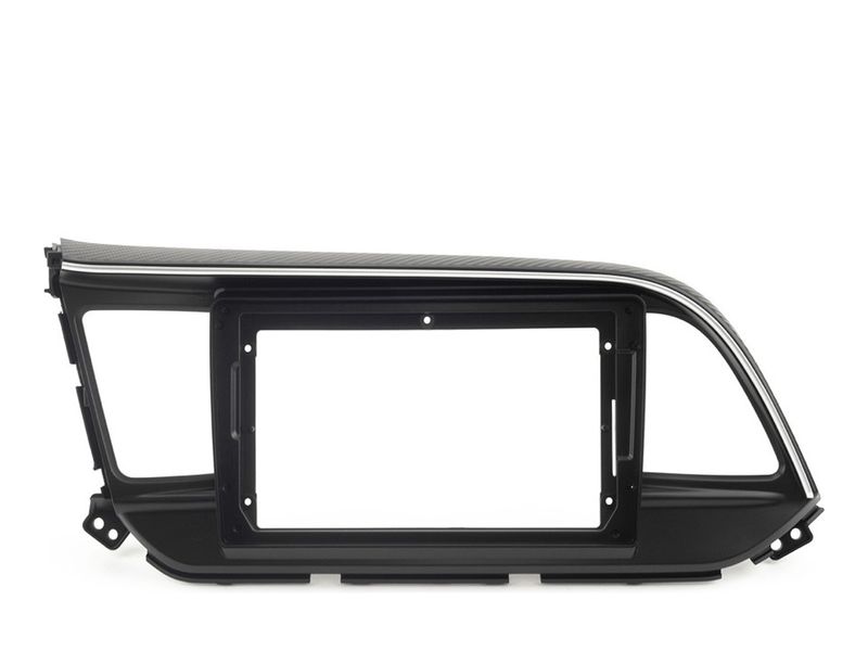 Переходная рамка FORS.auto HY 121N для Hyundai Elantra (9 inch, LHD, black) 2018+ 11843 фото