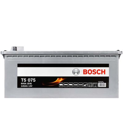 Автомобільний акумулятор BOSCH 145Ah 800A L+ (лівий +) T50 750 566615479308 фото