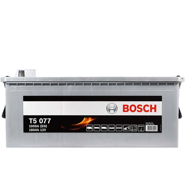 Автомобільний акумулятор BOSCH 180Ah 1000A L+ (лівий +) T50 770 566615479310 фото