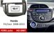 Переходная рамка FORS.auto HO 098T для Honda Fit/Jazz (10.1inch, LHD, dark grey) 2008-2013 11765 фото 1