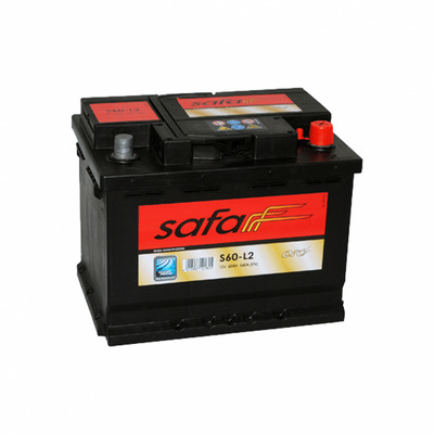Автомобильный аккумулятор SAFA Oro 60Ah 540A R+ (правый +) 564958888196 фото