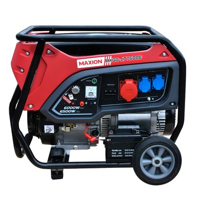 Генератор MAXION (JP7500E) бензин 6,5 кВт ручной+електро старт 1022396 фото