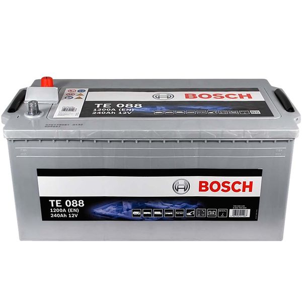 Автомобильный аккумулятор BOSCH EFB 240Ah 1200A L+ (левый +) D6 (TE0 888) 564958893733 фото