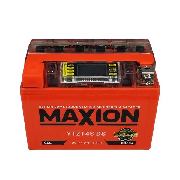 Мото акумулятор MAXION 12V 11.2A L+ (лівий +) YTZ 14S DS (DS-iGEL) 564958889117 фото