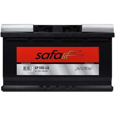 Автомобильный аккумулятор SAFA Platino 100Ah 830A R+ (правый +) L5 (600 402 083) 564958888194 фото