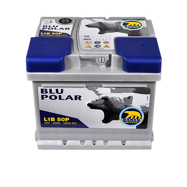 Автомобільний акумулятор BAREN Blu polar 50Аh 520А R+ (правий +) 566615479214 фото
