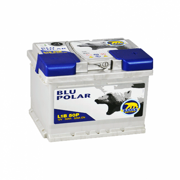 Автомобильный аккумулятор BAREN Blu polar 50Аh 520А R+ (правый +) 566615479214 фото
