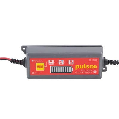 Зарядний пристрій PULSO BC-10638 12V/4.0A/1.2-120AHR/LCD/Iмпульсний BC-10638 фото
