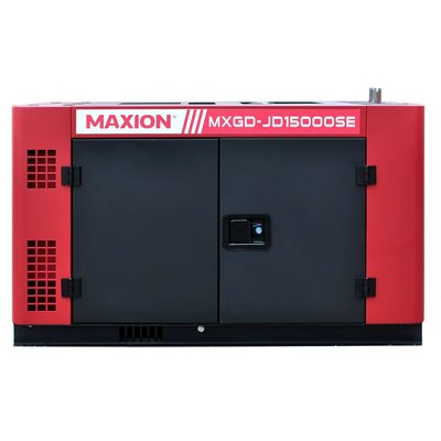 Генератор Дизель MAXION (JD15000SE) 10,5 кВт безшумний дизель ручной+електро старт 1022399 фото