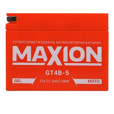 Мото акумулятор MAXION 12V 2,3A R+ (правий +) GT 16L-BS 4B-5 564958889178 фото