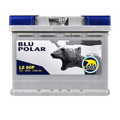 Автомобильный аккумулятор BAREN Blu polar 60Аh 540А R+ (правый +) L2 564958894590 фото