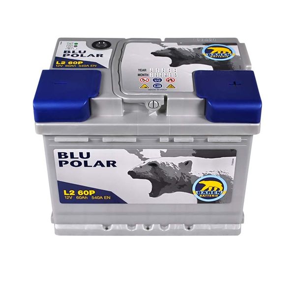 Автомобильный аккумулятор BAREN Blu polar 60Аh 540А R+ (правый +) L2 564958894590 фото