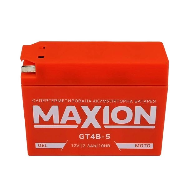 Мото акумулятор MAXION 12V 2,3A R+ (правий +) GT 16L-BS 4B-5 564958889178 фото