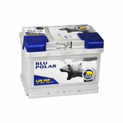 Автомобильный аккумулятор BAREN Blu polar 60Аh 600А R+ (правый +) 566615479207 фото