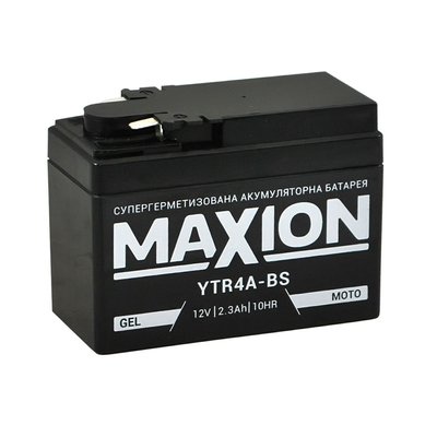 Мото акумулятор MAXION 12V 2,3A R+ (правий +) YTR 4A-BS 564958889177 фото