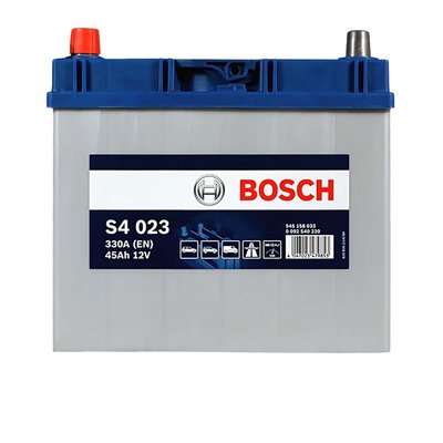 Автомобільний акумулятор BOSCH Asia 45Ah 330A L+ (лівий +) B24 (S40 230) 564958891526 фото