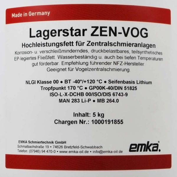 EMKA Lagerstar ZEN-VOG 5 kg 564958893699 фото