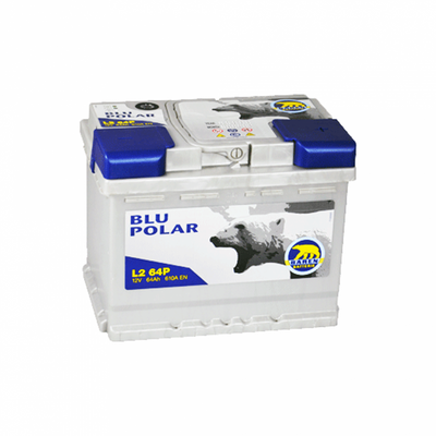 Автомобильный аккумулятор BAREN Blu polar 64Аh 610А R+ (правый +) 566615479215 фото