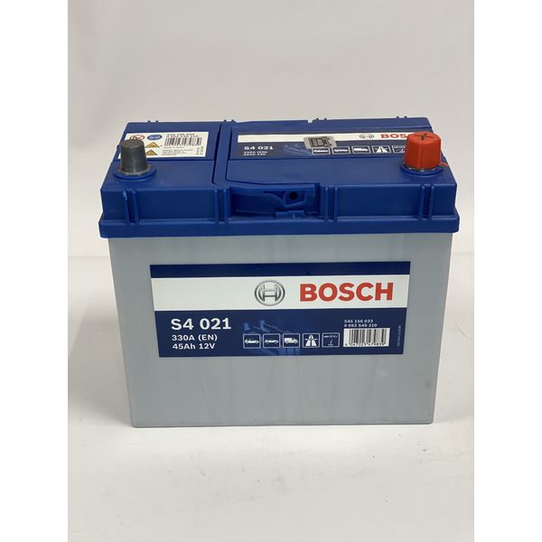 Автомобільний акумулятор BOSCH Asia 45Ah 330A L+ (лівий +) тонка клема B24 (S40 220) 564958891525 фото