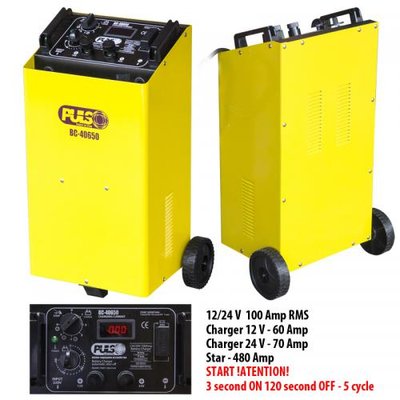 Пуско-зарядний пристрій PULSO BC-40650 12&24V/100A/Start-480A/цифр. індик. 52730 фото