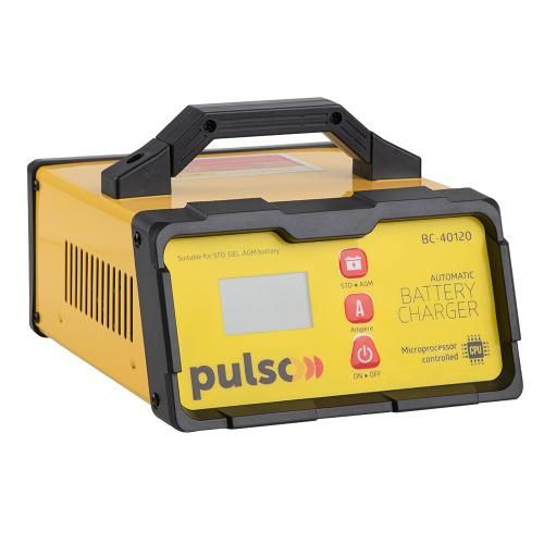 Зарядний пристрій PULSO BC-40120 12&24V/2-5-10A/5-190AHR/LCD/Iмпульсний BC-40120 фото