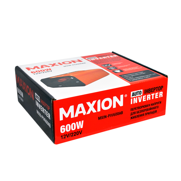 Інвертор MAXION 600W модифікована синусоїда 1022405 фото