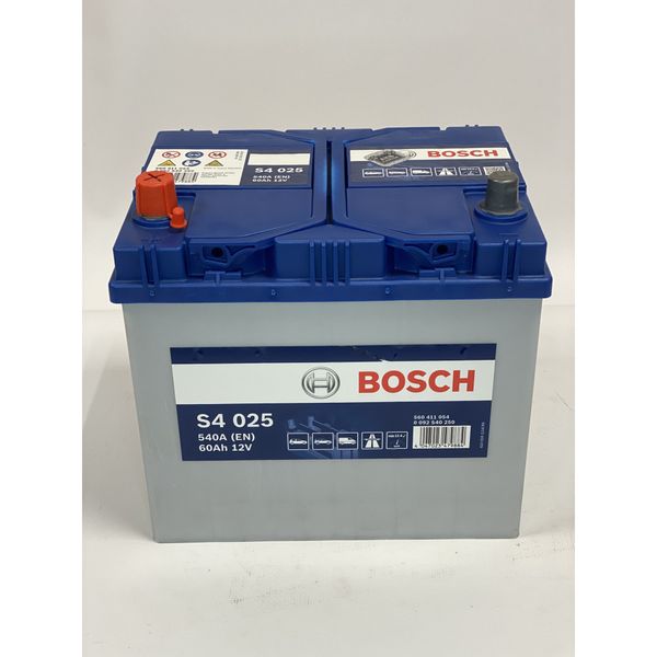 Автомобільний акумулятор BOSCH Asia 60Ah 540A L+ (лівий +) D23 (S40 250) 564958891527 фото
