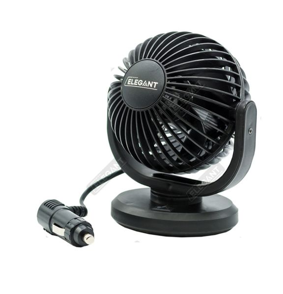 Автомобільний вентилятор у салон ELEGANT COMPACT 12V 4" 10см 5Вт(112863) 112863 фото