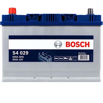 Автомобильный аккумулятор BOSCH Asia 95Ah 830A L+ (левый +) S40 290 566615479275 фото