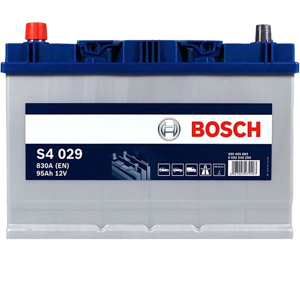 Автомобільний акумулятор BOSCH Asia 95Ah 830A L+ (лівий +) S40 290 566615479275 фото