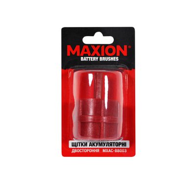 Щітка акумуляторна для очищення клем MAXION MXAC-BB003 ЧЕРВОНА 564958890367 фото