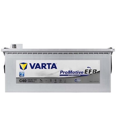 Автомобильный аккумулятор VARTA Promotive EFB 240Ah 1200A L+ (левый +) C40 564958893540 фото