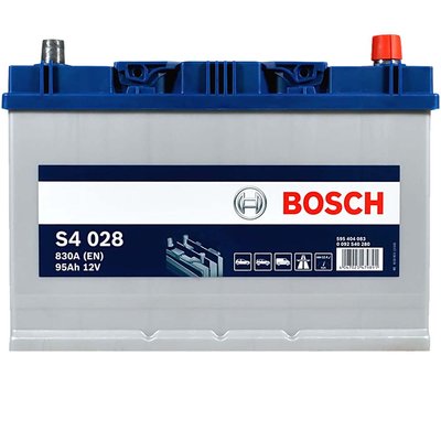 Автомобільний акумулятор BOSCH Asia 95Ah 830A R+ (правий +) S40 280 566615479280 фото