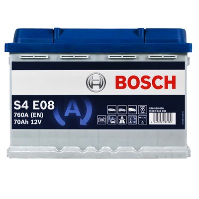 Автомобильный аккумулятор BOSCH EFB (S4E 081) (L3) 70Ah 760A R+ 566125885325 фото