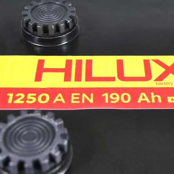 Автомобільний акумулятор HILUX Black 190Ah 1250A L+ (лівий +) B5 564958894820 фото