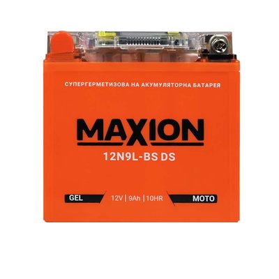 Мото акумулятор MAXION 12V 9A R+ (правый +) 12N 9L-BS DS (DS-iGEL) 564958889182 фото