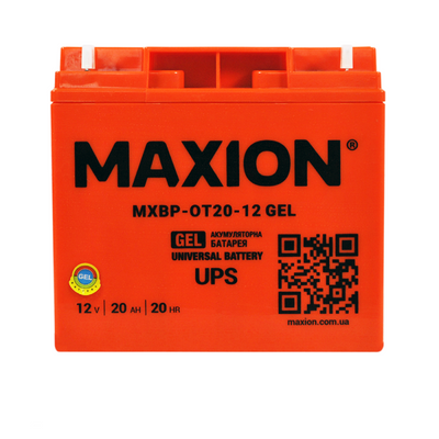 Акумулятор MAXION BP OT 20 - 12 GEL (HUAWEI) 1022413 фото