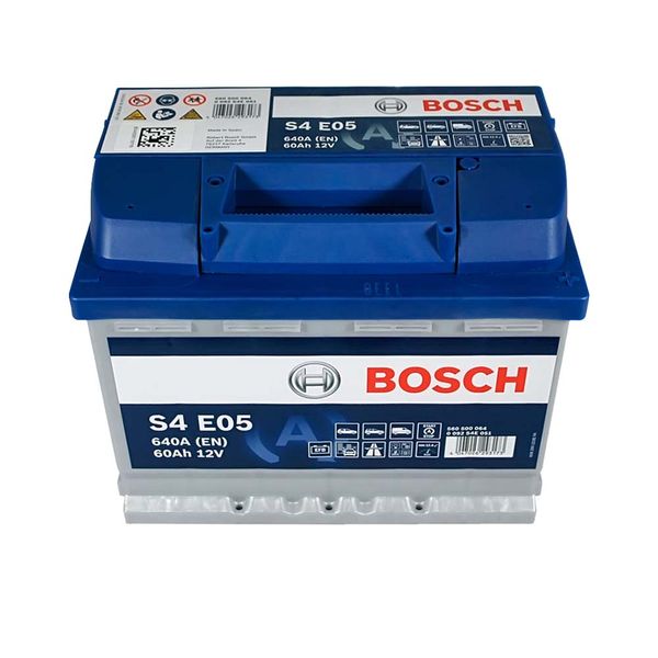 Автомобільний акумулятор BOSCH EFB 60Ah 640A R+ (правий +) L2 (S4E 051) 564958893704 фото