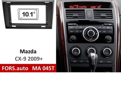 Переходная рамка FORS.auto MA 045T для Mazda CX-9 (10.1 inch, black) 2009+ 11812 фото