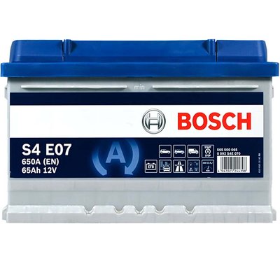 Автомобильный аккумулятор BOSCH EFB 65Ah 650A R+ (правый +) LB3 (S4E 070) h=175 564958893705 фото