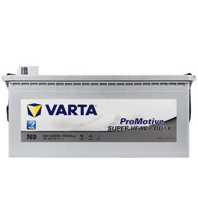 Автомобильный аккумулятор VARTA Promotive Super Heavy Duty 225Аh 1150А L+ (левый +) N9 564958886900 фото
