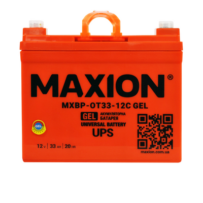Акумулятор MAXION BP OT 33 - 12 GEL (HUAWEI) 1022414 фото