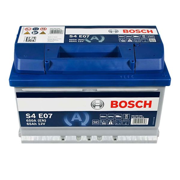 Автомобільний акумулятор BOSCH EFB 65Ah 650A R+ (правий +) LB3 (S4E 070) h=175 564958893705 фото