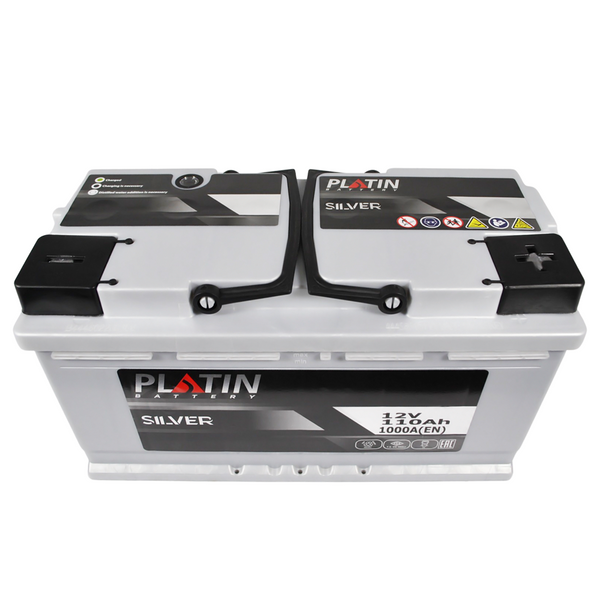 Автомобільний акумулятор PLATIN Silver 110Ah 1000A R+ (правий +) MF L5 564958893476 фото