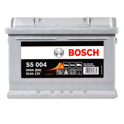 Автомобільний акумулятор BOSCH 61Ah 600A R+ (правий +) S50 040 566615479245 фото