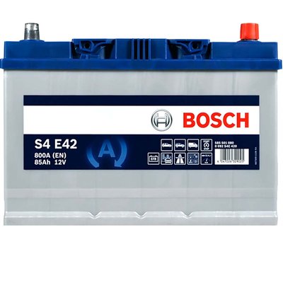 Автомобильный аккумулятор BOSCH EFB Asia 85Ah 800A R+ (правый +) D31 (S4E 420) н. до. 564958893707 фото