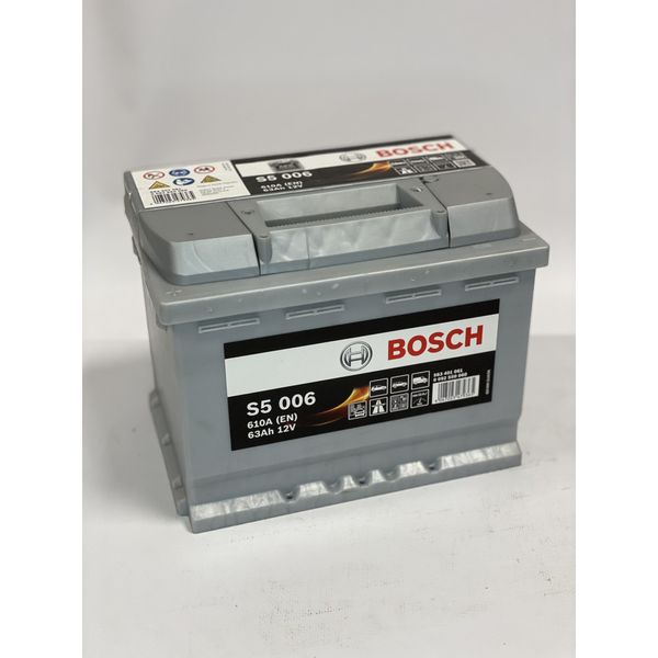 Автомобільний акумулятор BOSCH 63Ah 610A L+ (лівий +) L2 (S50 060) 564958891529 фото