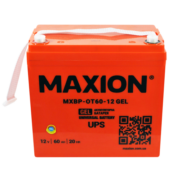 Акумулятор MAXION BP OT 60 - 12 GEL (HUAWEI) 1022422 фото
