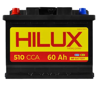 Автомобильный аккумулятор HILUX Black (L2) 60Ah 510A L+ 566125885298 фото