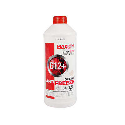 Антифриз MAXION 1,5L G12+ RED Concentrate (-76c) 564958892485 фото